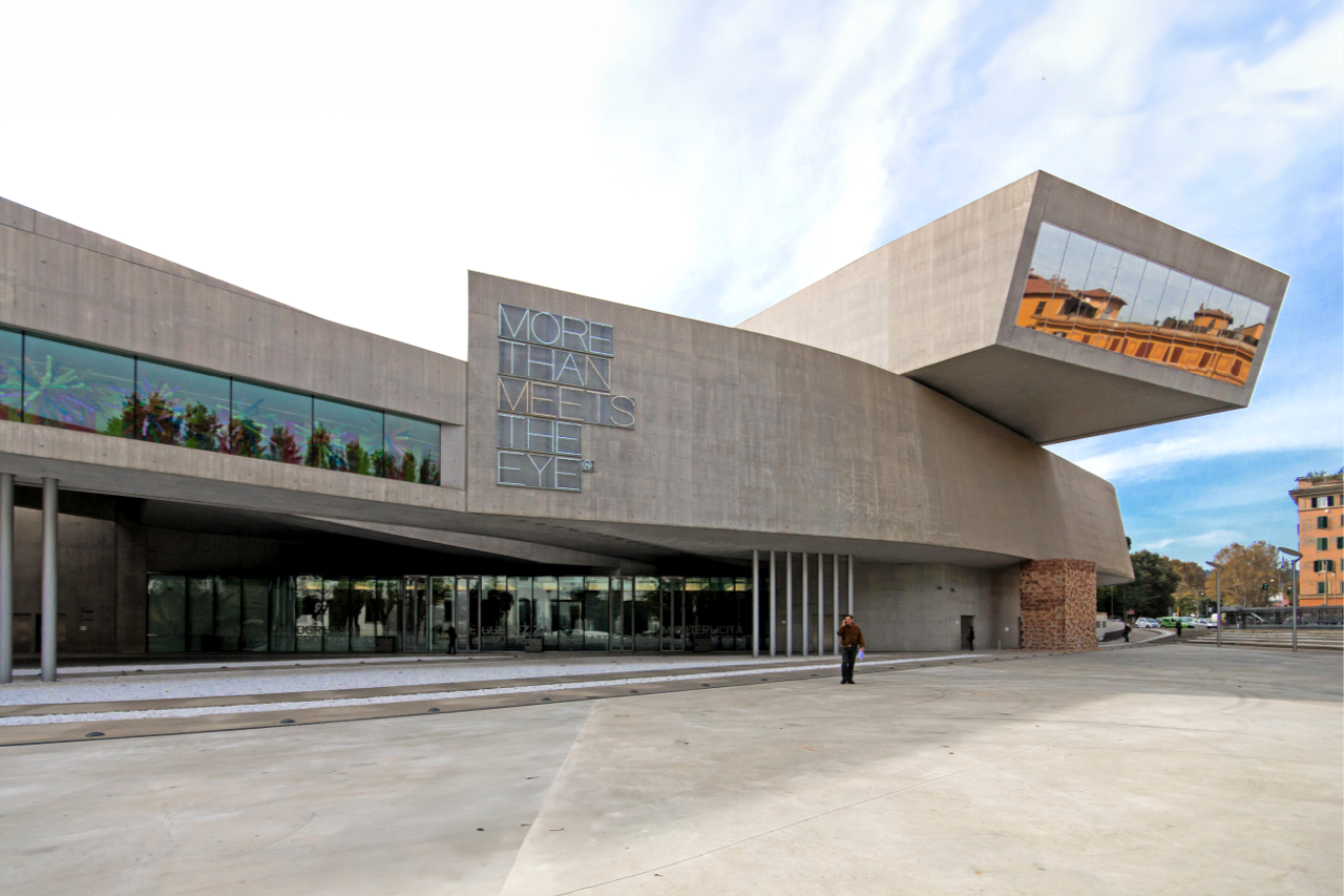 MAXXI-Museum Adresje voor kunst- en architectuurliefhebbers: museum MAXXI in Rome