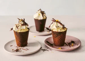 Chocoladekuipjes met mousse