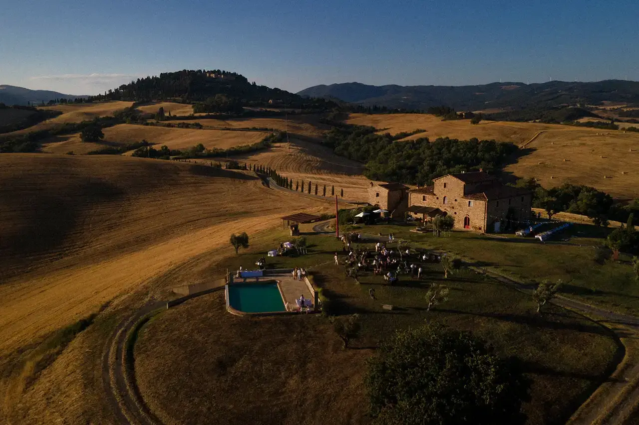 Agriturismo Podere Calvaiola van boven