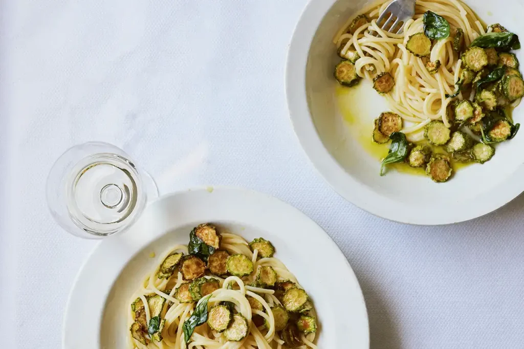 Spaghetti met courgette