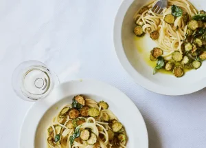 Spaghetti met courgette