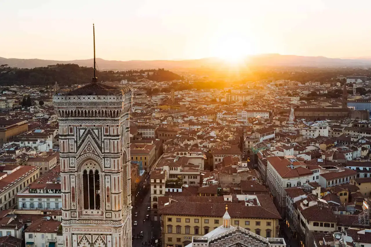 Treinreis Florence sunset from Duomo-Sofie-Delauw