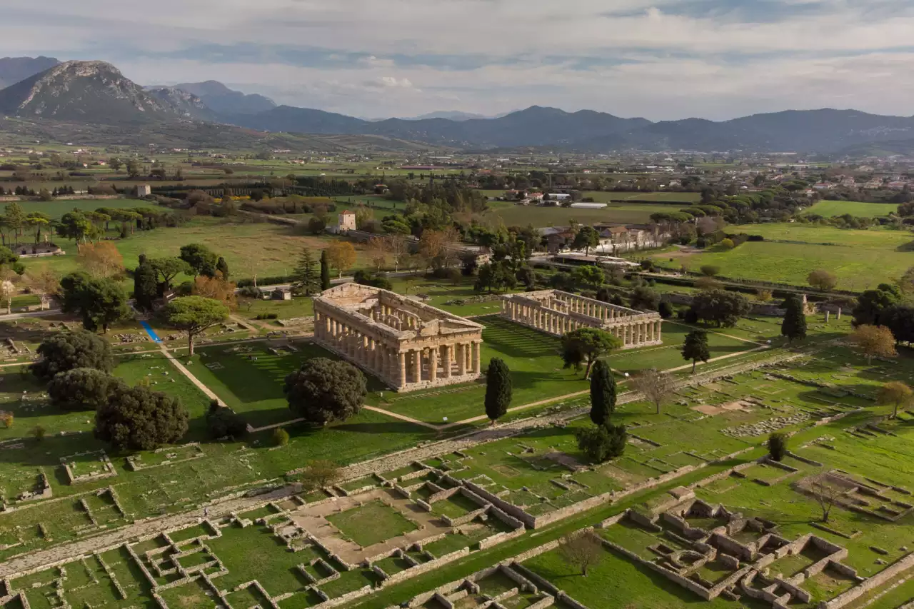 Paestum stad van Godinnen