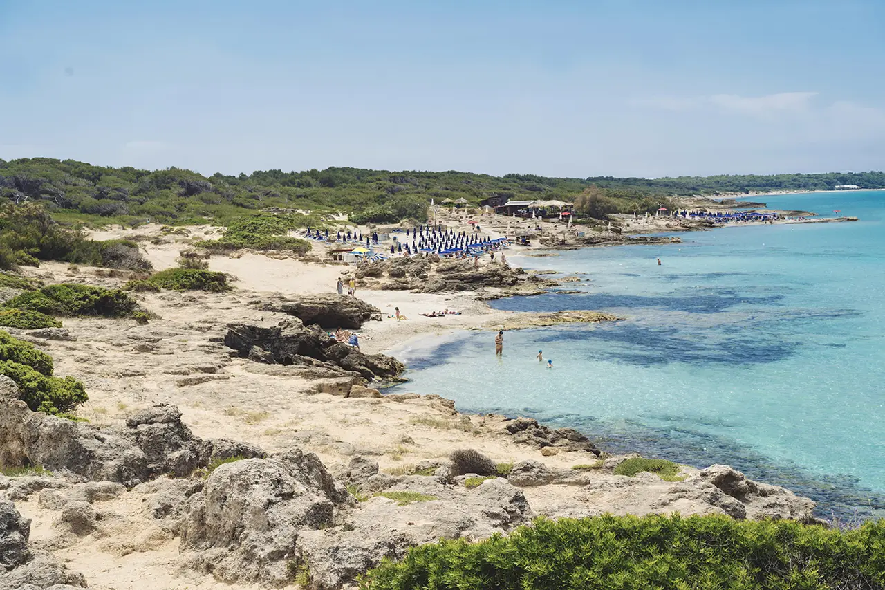 Punta della Suina stranden Puglia