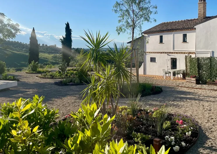 Casale Fontessa terras en tuin