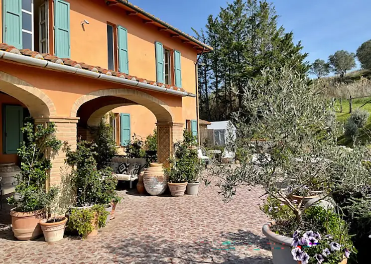 Gerestaureerd Toscaans landhuis nabij Volterra