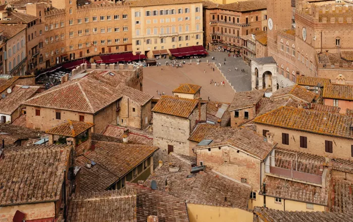 Overzicht Siena Toscane