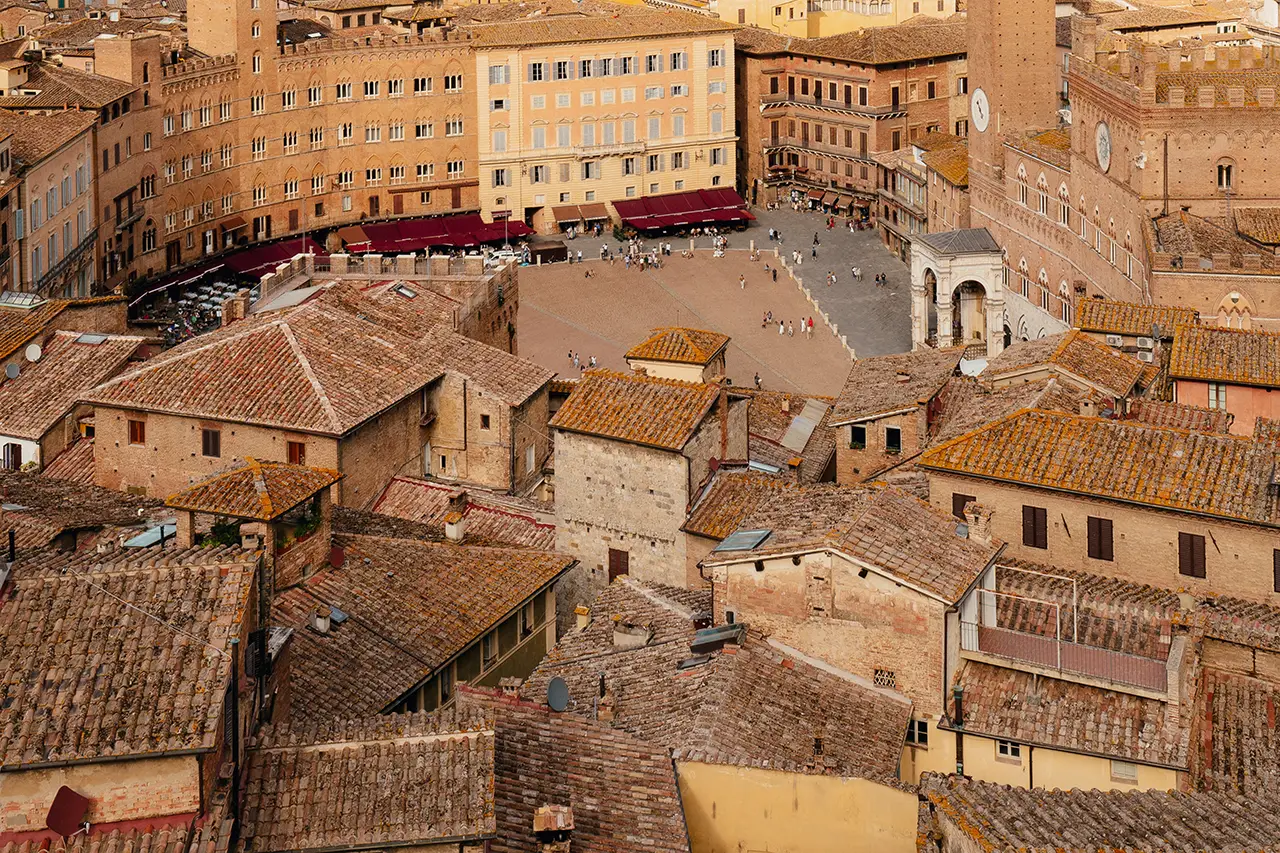 Overzicht Siena Toscane