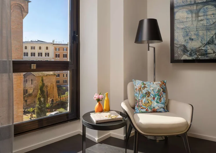 art otel Rome Piazza Sallustio uitzicht