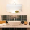 Hotel Superotium Napels badkamer