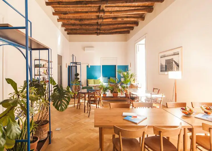 Hotel Superotium Napels café