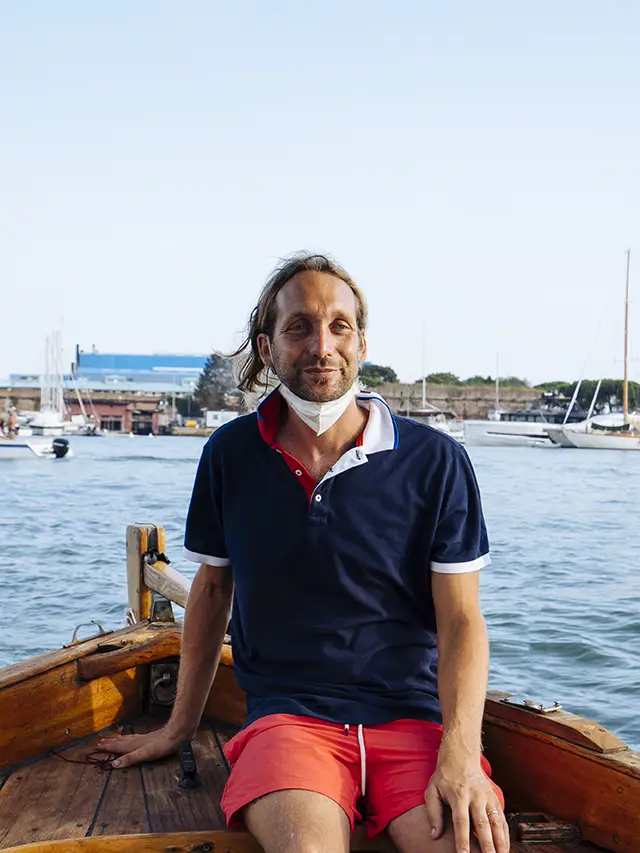 Livorno locals schipper Luca