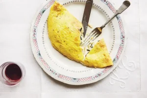 Frittata gevuld met ricotta