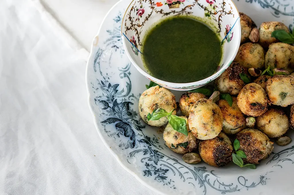 Gebakken gnudi