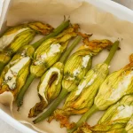Gevulde courgettebloemen