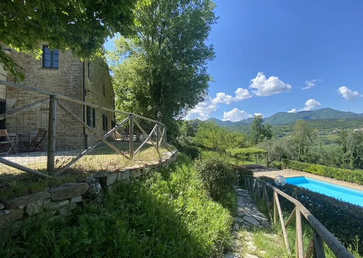 Acqualagna boerenhuis zwembad