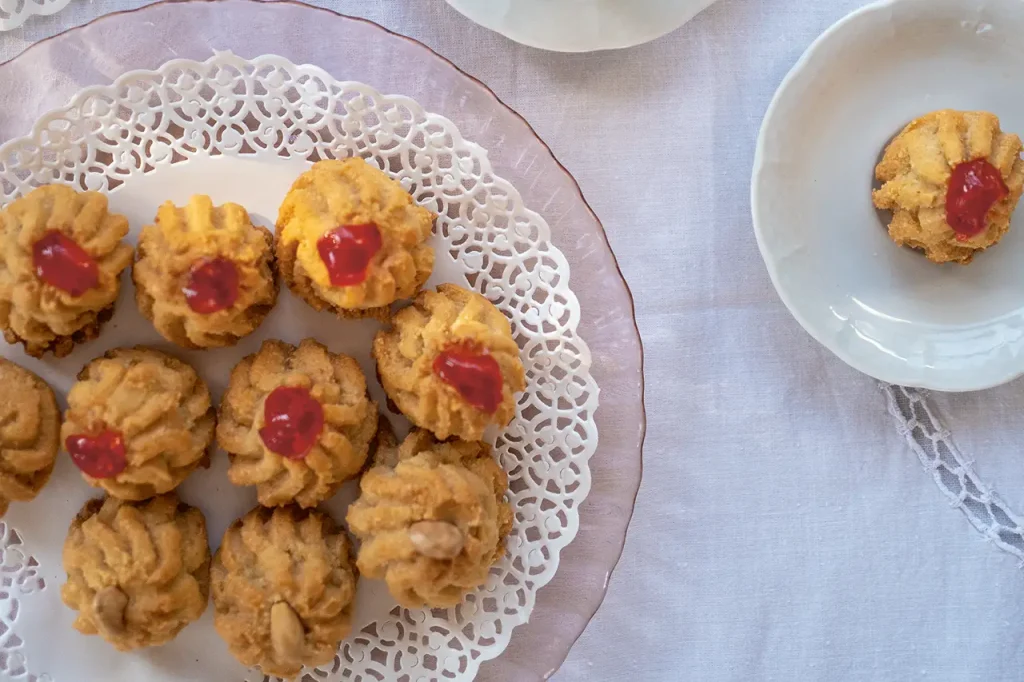 Citroen- en amandelkoekjes