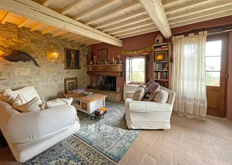 Boerenhuis val dorcia binnen