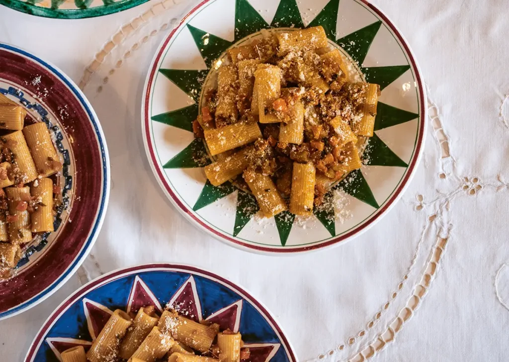 Rigatoni met nep vleessaus