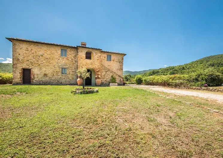 Villa radicondoli aanzicht