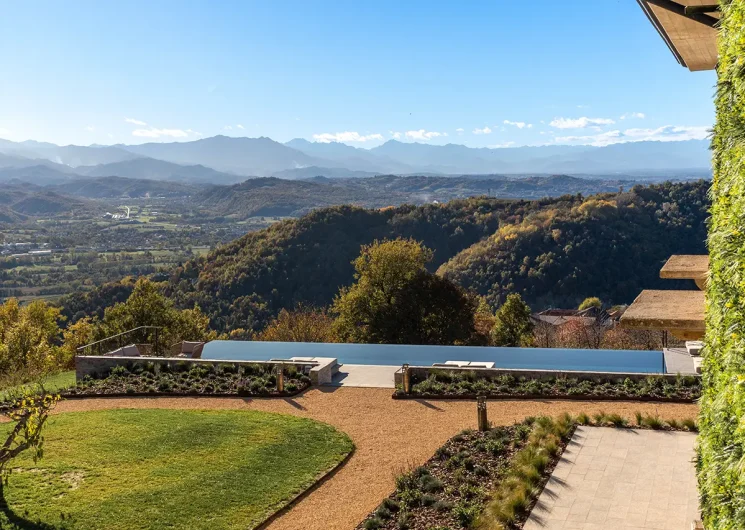 Borgo Luna Rossa Piemonte uitzicht