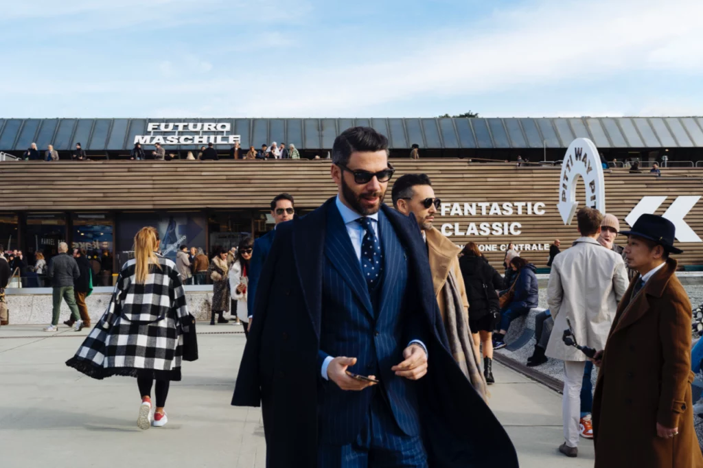 Stijlvolle looks tijdens Pitti Uomo in Florence